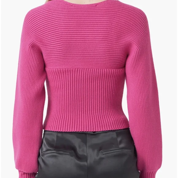 Endless Rose Fuchsia Ribbed Knit Top - Picture 2 of 8